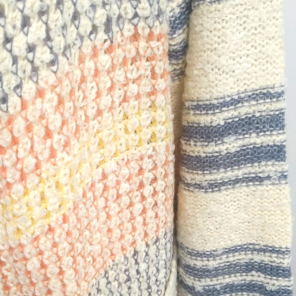 ✨4X HP✨ Oversized Boyfriend Striped Open Cardigan - M/L - Picture 13 of 15